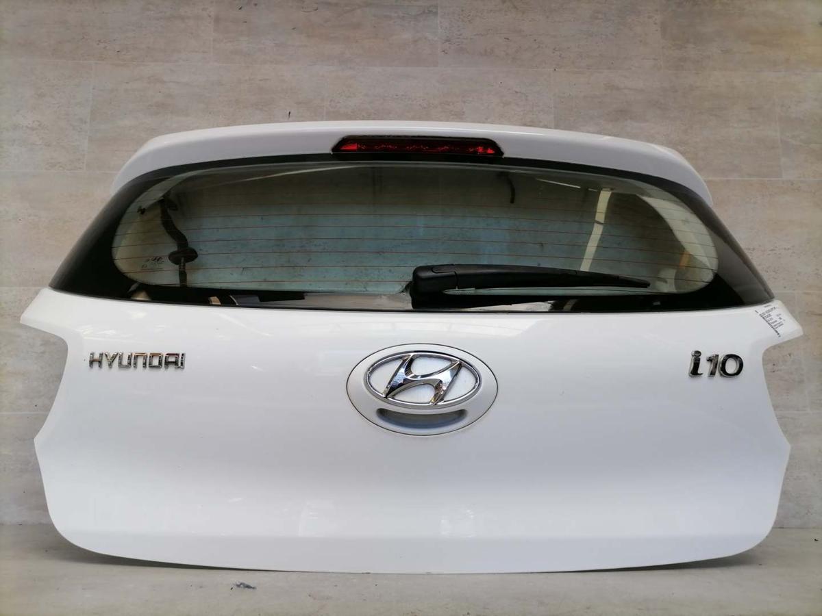 Hyundai I10 IA original Heckklappe mit Heckscheibe Polarweiss BMS Bj.2016